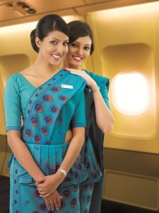 Sri Lankan Airline - Beautiful Air Hostesses in flight